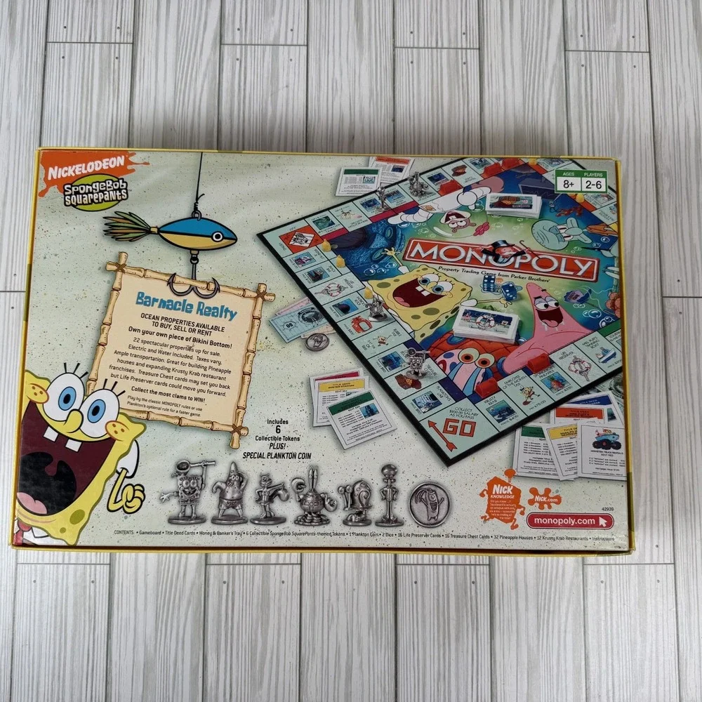Hasbro monopoly spongebob